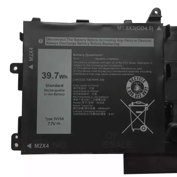 Aккумулятор для ноутбука DELL 3VV58,Latitude 9420 2-in-1 — изображение 2