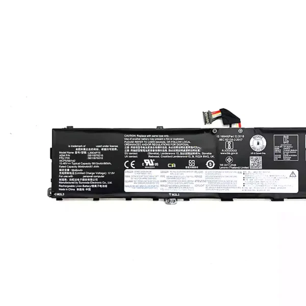 Aккумулятор для ноутбука LENOVO ThinkPad P1 G4 SB11B79215 SB11B79216 5B11B79217 5B11B79218 — изображение 3