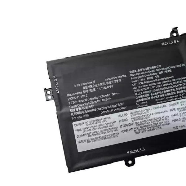 Aккумулятор для ноутбука LENOVO Yoga 7 Carbon 13ITL5 YOGA 13S 2021 — изображение 3