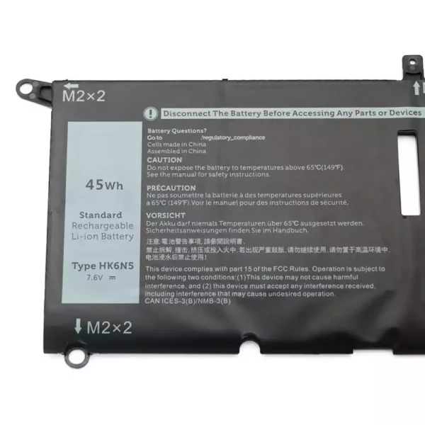 Aккумулятор для ноутбука DELL HK6N5 — изображение 3