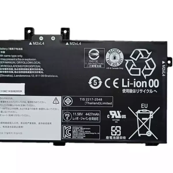 Aккумулятор для ноутбука LENOVO X13 Yoga G2,SB11A13105 SB11A13106 5B11A13107 5B11A13108 — изображение 4