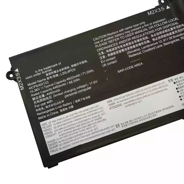 Aккумулятор для ноутбука LENOVO Legion Slim 7 15 Slim 7 Gen 6,ThinkBook 16p Gen 2 R9000X 2021R — изображение 2