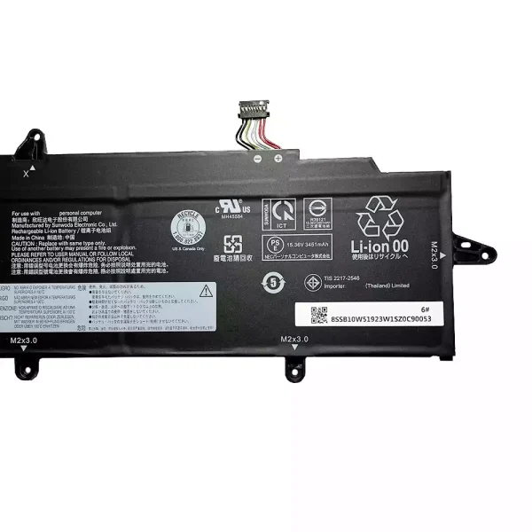 Aккумулятор для ноутбука LENOVO ThinkPad X13 G2,5B10W51822,5B10W51820,SB10W51923,SB10W51921 — изображение 4