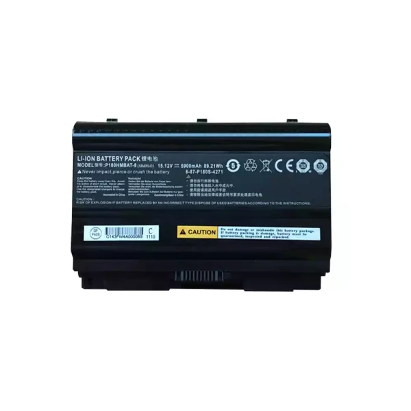 Aккумулятор для ноутбука CLEVO P180HMBAT-8 6-87-P180S 6-87-P180S-4271