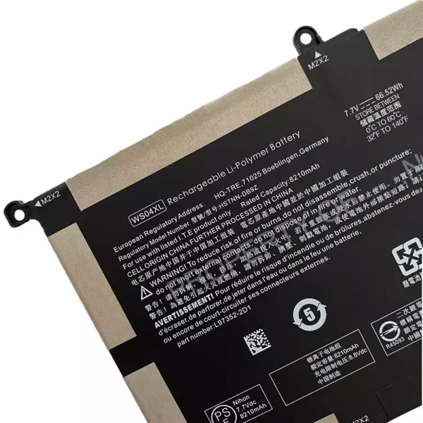 Aккумулятор для ноутбука HP Spectre x360 14t-ea00,HSTNN-DB9Z L97357-005 L97352-2D1 — изображение 3