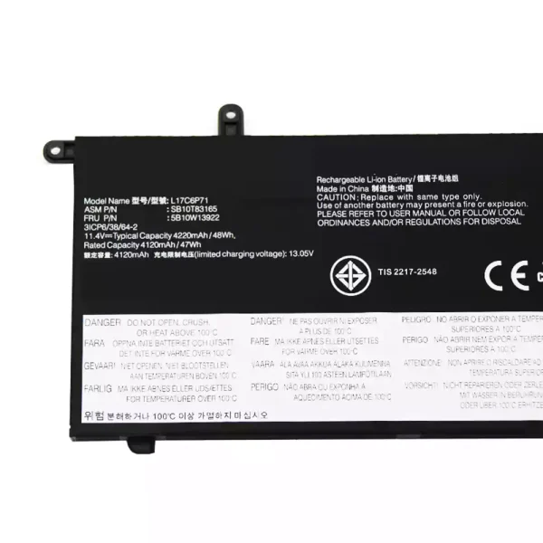 Aккумулятор для ноутбука LENOVO L17C6P72 L17S6P72 — изображение 3
