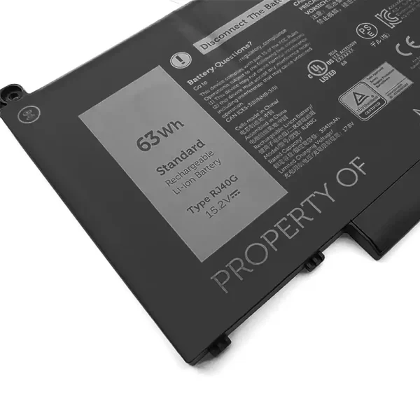 Aккумулятор для ноутбука DELL Precision 3560,Latitude 5520 — изображение 3