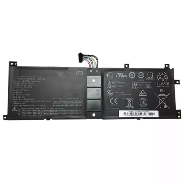 Аккумулятор для планшета LENOVO Miix 510，Miix 510-12ISK