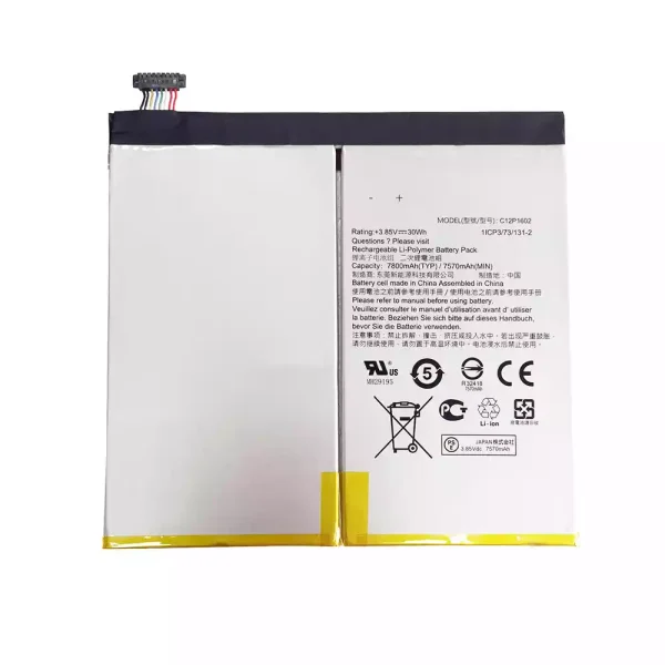 Аккумулятор для планшета ASUS C12P1602