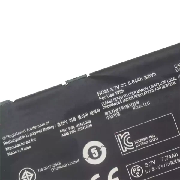 Аккумулятор для планшета LENOVO 45N1099,45N1098 — изображение 3