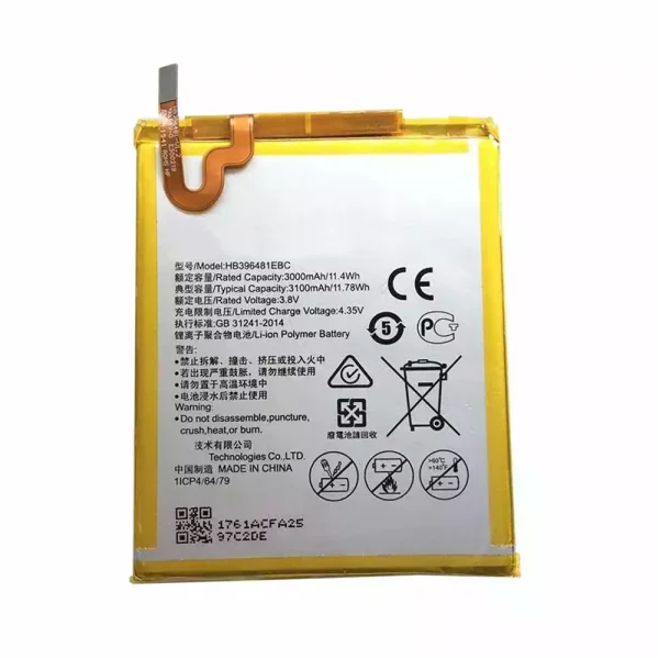 Aккумулятор сотового телефона HB396481EBC Применимый к  Huawei Honor 5X,G7 Plus,G8X,G8,GR5,D199