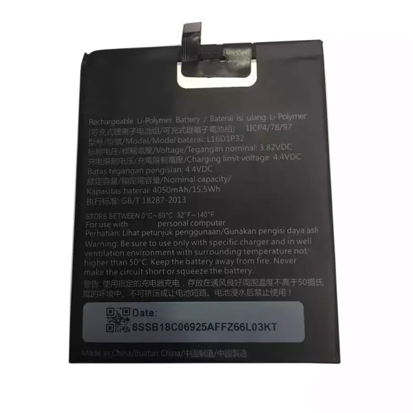 Aккумулятор сотового телефона L16D1P32 Применимый к  LENOVO PHAB2 PLUS