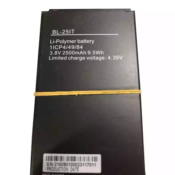 Aккумулятор сотового телефона Применимый к  TECNO BL-25IT