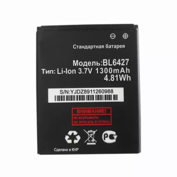 Aккумулятор сотового телефона BL6427 Применимый к  FLY FS407