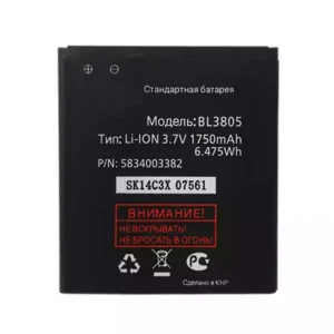 Aккумулятор сотового телефона BL3805 Применимый к  FLY IQ4402,IQ4404