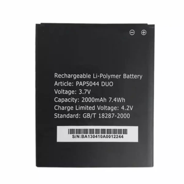 Aккумулятор сотового телефона Применимый к  Prestigio PAP5044 DUO