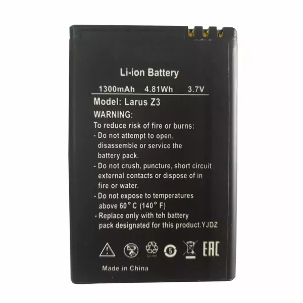 Aккумулятор сотового телефона Применимый к  DEXP Larus Z3