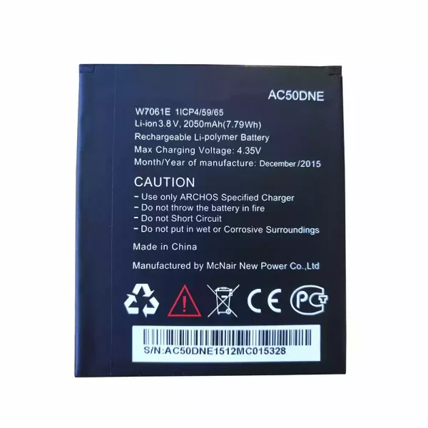 Aккумулятор сотового телефона Применимый к  ARCHOS AC50DNE
