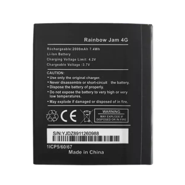 Aккумулятор сотового телефона Применимый к  Wiko Rainbow Jam 4G