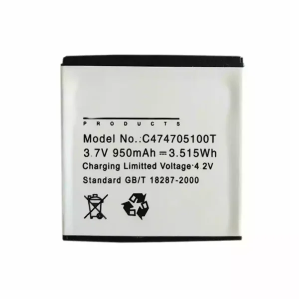 Aккумулятор сотового телефона Применимый к  BLU C474705100T