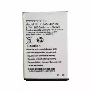 Aккумулятор сотового телефона Применимый к  BLU C745043160T