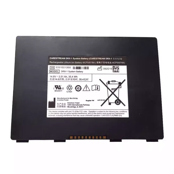Aккумулятор для P/N 8G5132 993169 990864,CARESTREAM DRX-1 SYSTEM battery