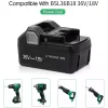 36V/18V 4.0Ah Аккумулятор для Metabo BSL36A18 BSL36B18 371751M 372121M WH36DBGM WH36DC KC18DBFL2QF KC18DDX DH36DPAQ4 — изображение 2