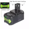 18V 3.0Ah Аккумулятор для Ryobi CCC-1801M,CCC-180L,CCD-1801,CCG-1801M,CCG-180L,CCS-1801/DM,CCS-1801/LM,CCS-1801D,CCS-1801LM,CCW-180L — изображение 2