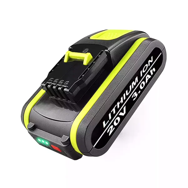20V 3.0Ah Аккумулятор для Worx WU677 WU309 WU175 WG894E.9 WG894E.5 WG894E WG779E WG584E.9 WG549E.9 WG549E.5 WG549E WG549 WG547E.1 WG545E.1 WG543E — изображение 4