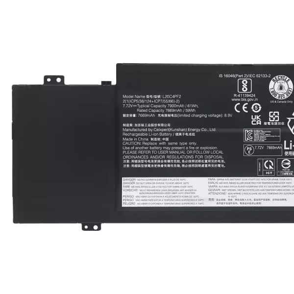 Aккумулятор для ноутбука LENOVO L20C4PF2 L20D4PF2 L20M4PF2 — изображение 3