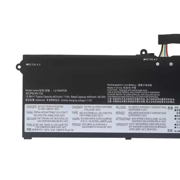 Aккумулятор для ноутбука LENOVO L21C4PD8 L21D4PD8 L21L4PD8 L21M4PD8 — изображение 3