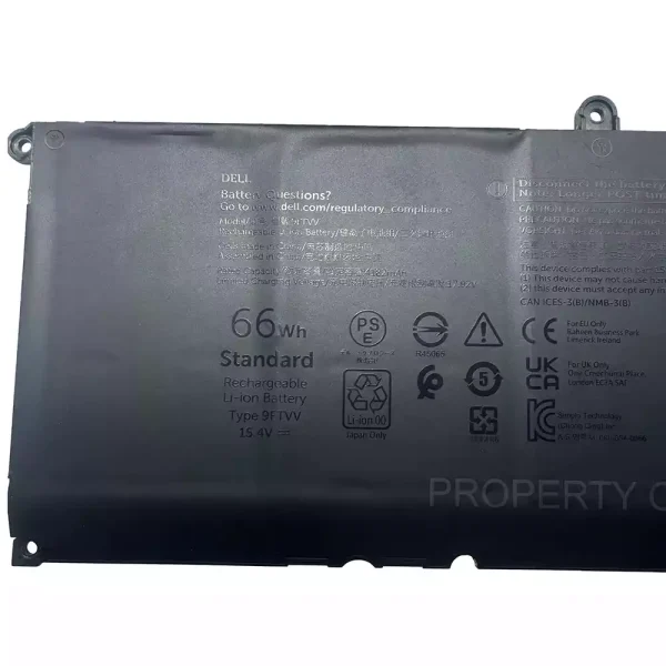 Aккумулятор для ноутбука DELL 9FTVV — изображение 3