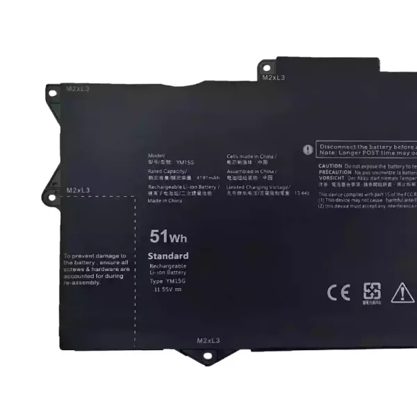 Aккумулятор для ноутбука Dell YM15G,Dell XPS 13 9315 2-in-1 — изображение 3