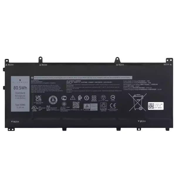 Aккумулятор для ноутбука DELL VG661 V4N84,DELL Alienware x14 R1 R2