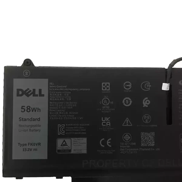 Aккумулятор для ноутбука DELL FK0VR FKOVR — изображение 3