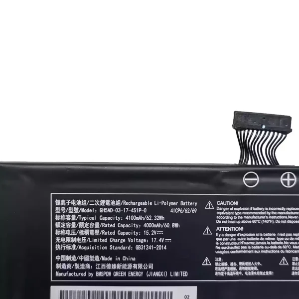 Aккумулятор для ноутбука Intel NUC23 X15 AC57,MECHREVO GH5AD-03-17-4S1P-0 — изображение 3
