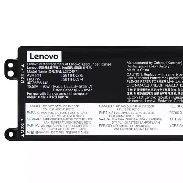 Aккумулятор для ноутбука LENOVO L22C4P71 L22M4P71 — изображение 3