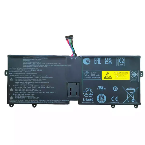 Aккумулятор для ноутбука LG gram LBZ722DM