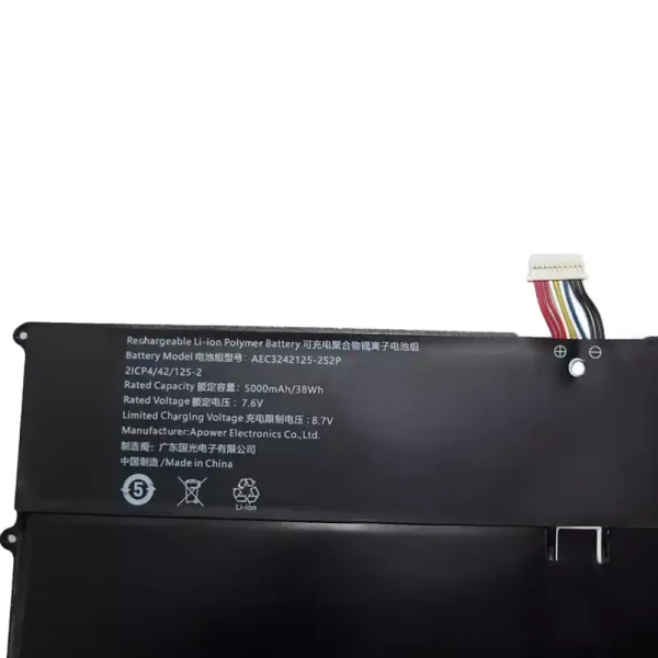 Aккумулятор для ноутбука GY3242125PHV AEC3242125-2S2P — изображение 3