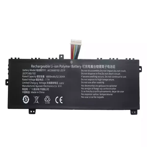 Aккумулятор для ноутбука AEC6660102-2S1P — изображение 3