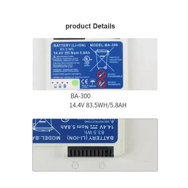 Aккумулятор для Inogen BA-200 BA-300 BA-400 BA-500 — изображение 3