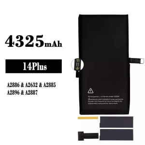 Aккумулятор сотового телефона A2850H Применимый к iPhone 14 plus