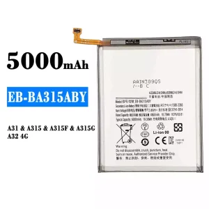 Aккумулятор сотового телефона EB-BA315ABY Применимый к Samsung A31/A315/A315F/A315G/A32 4G