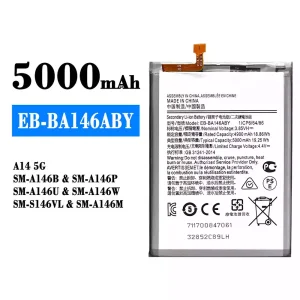 Aккумулятор сотового телефона EB-BA146ABY Применимый к Samsung A14 5G