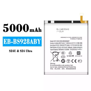 Aккумулятор сотового телефона EB-BS928ABY Применимый к Samsung S24U/S24 Ultra