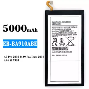 Aккумулятор сотового телефона EB-BA910ABE Применимый к Samsung A9 Pro 2016/A9 Pro Duos 2016/A9+