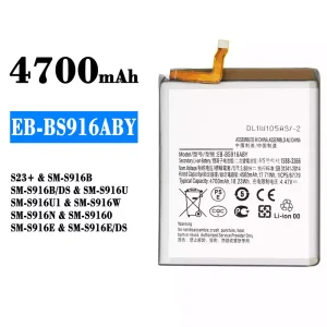 Aккумулятор сотового телефона EB-BS916ABY Применимый к Samsung S23+