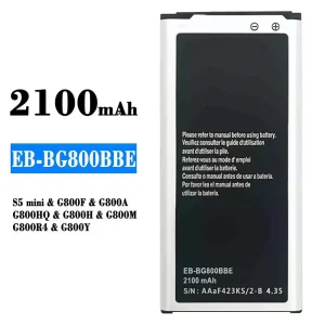 Aккумулятор сотового телефона EB-BG800BBE Применимый к Samsung S5 mini