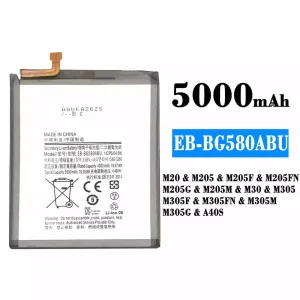 Aккумулятор сотового телефона EB-BG580ABU Применимый к Samsung M20/A40S
