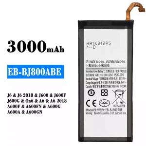 Aккумулятор сотового телефона EB-BJ800ABE Применимый к Samsung J6/J6 2018/A6/A6 2018